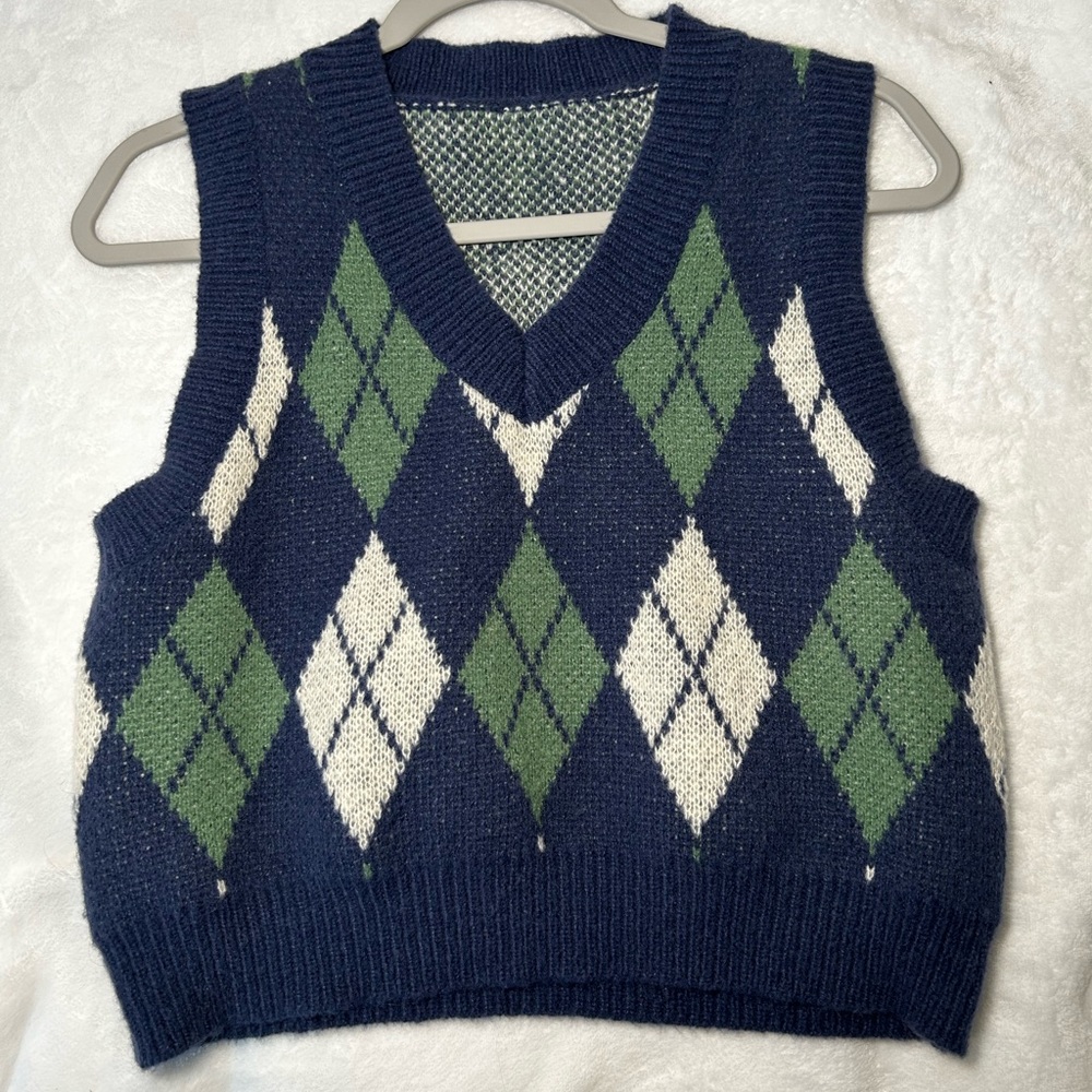 Romwe knitted vest